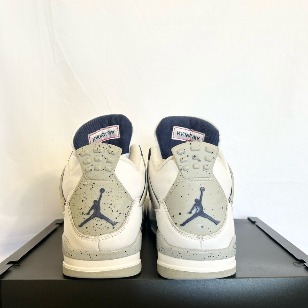 Jordan 4 Retro Midnight Navy Size 8 DH6927-140 2022 PRE-OWNED - Picture 5 of 9